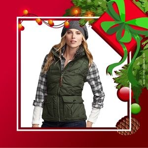 Eddie Bauer Women's Yukon Down Vest Olive S